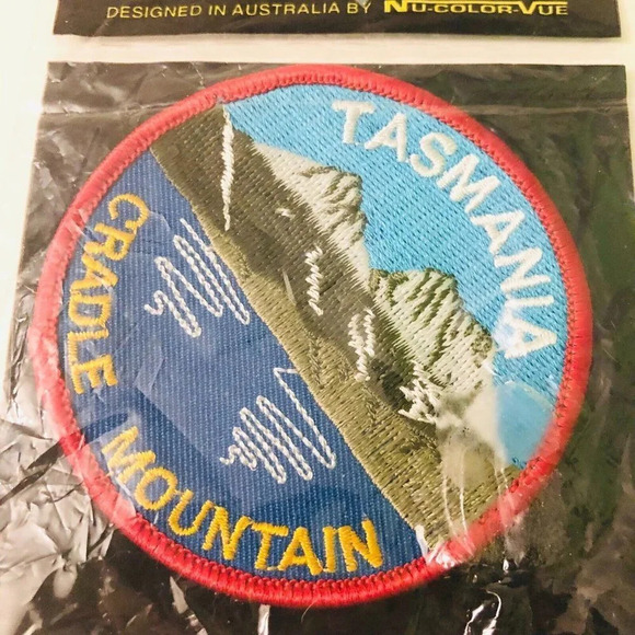 Vtg Cradle Mountain Lake  Sinclair National Park Tasmania Australia Patch - Picture 2 of 10